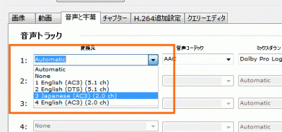 吹き替えも選択できる